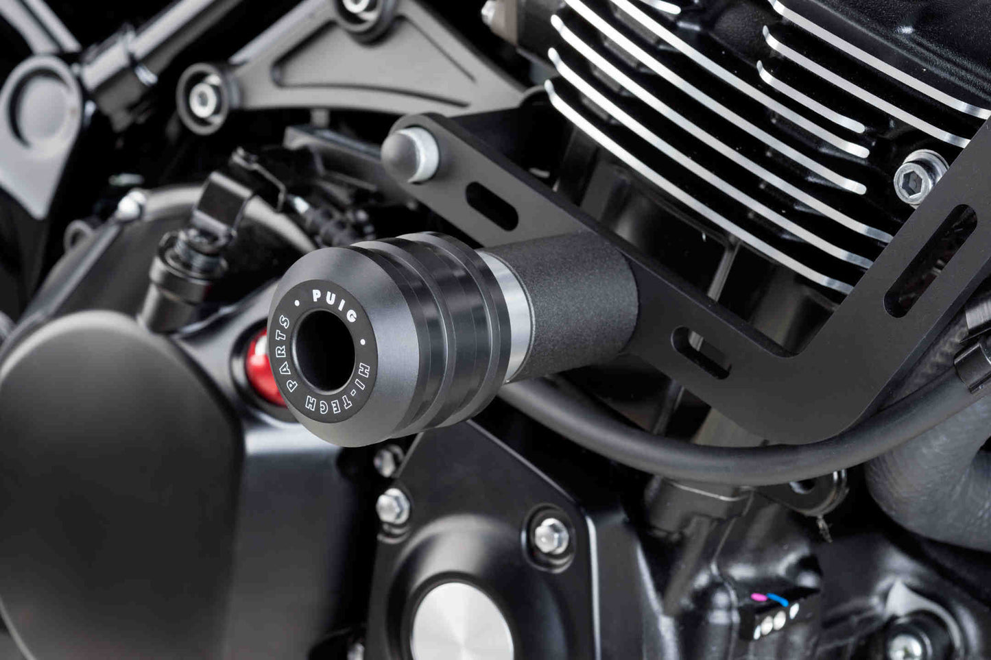 PUIG Frame Sliders for Kawasaki Z900 RS 2018-2022 – Vintage Black Protective Guards