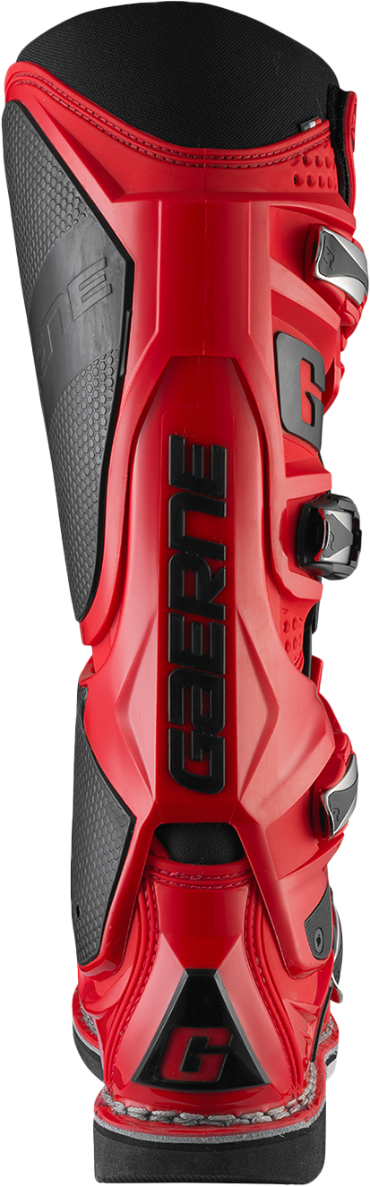 GAERNE SG-12 Offroad Motorcycle Boots - Red/Black, US Size 9