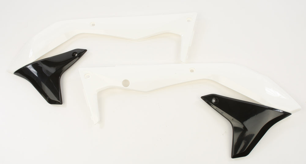 ACERBIS Radiator Shrouds for Kawasaki KX450F – White/Black Offroad Replacement Body Parts