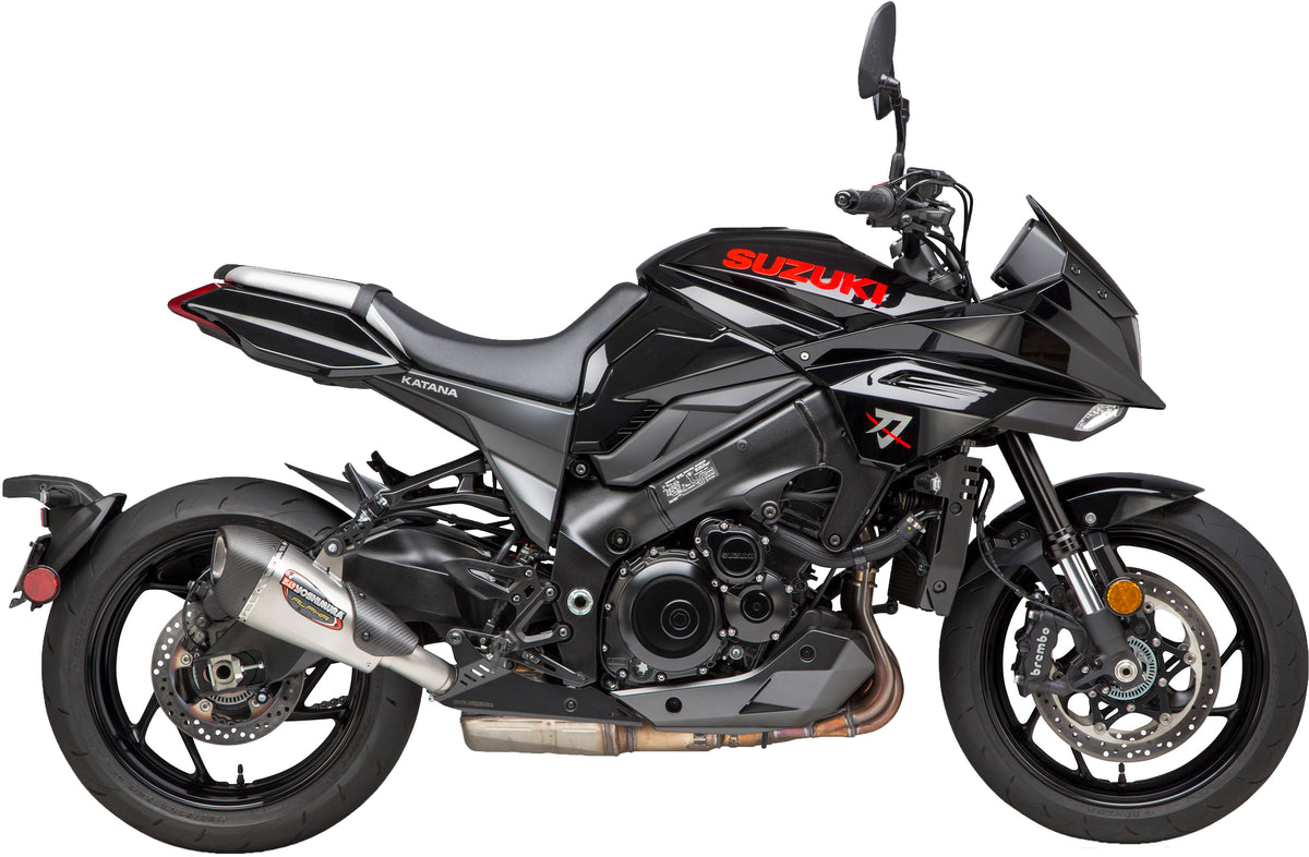 Yoshimura Alpha T Street Slip-On Exhaust for 2020 Suzuki GS1000S Katana
