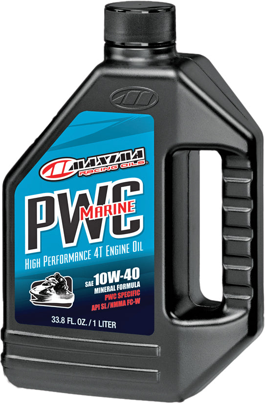 Maxima PWC Marine 4T 10W-40 Engine Oil 1qt SEADOO 4-TEC JET SKI WAVERUNNER