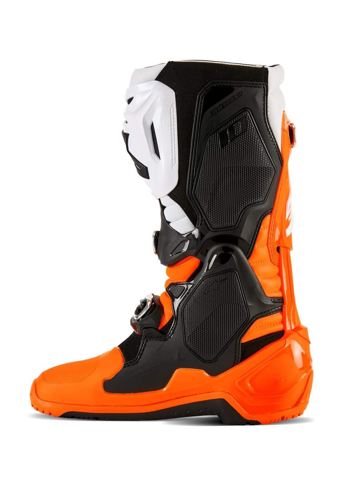 Alpinestars Tech 10 Enduro Boots US 12 – Fluorescent Orange/Black/White