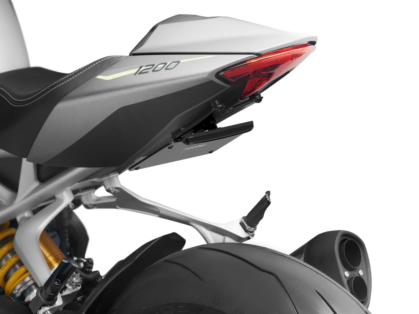 RIZOMA Flat Out Fender Eliminator Tri PTU070B for Street Motorcycles