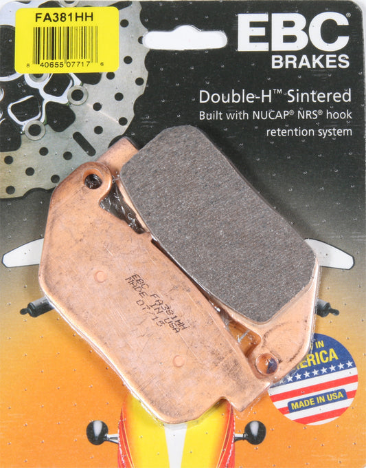 EBC Fa381hh Double H Sintered Brake Pads for Harley Davidson V-Twin Models