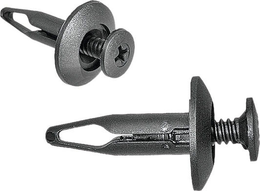 SP1 Plastic Rivet Fender Clips 10-Pack for Snow Vehicles and Powerports
