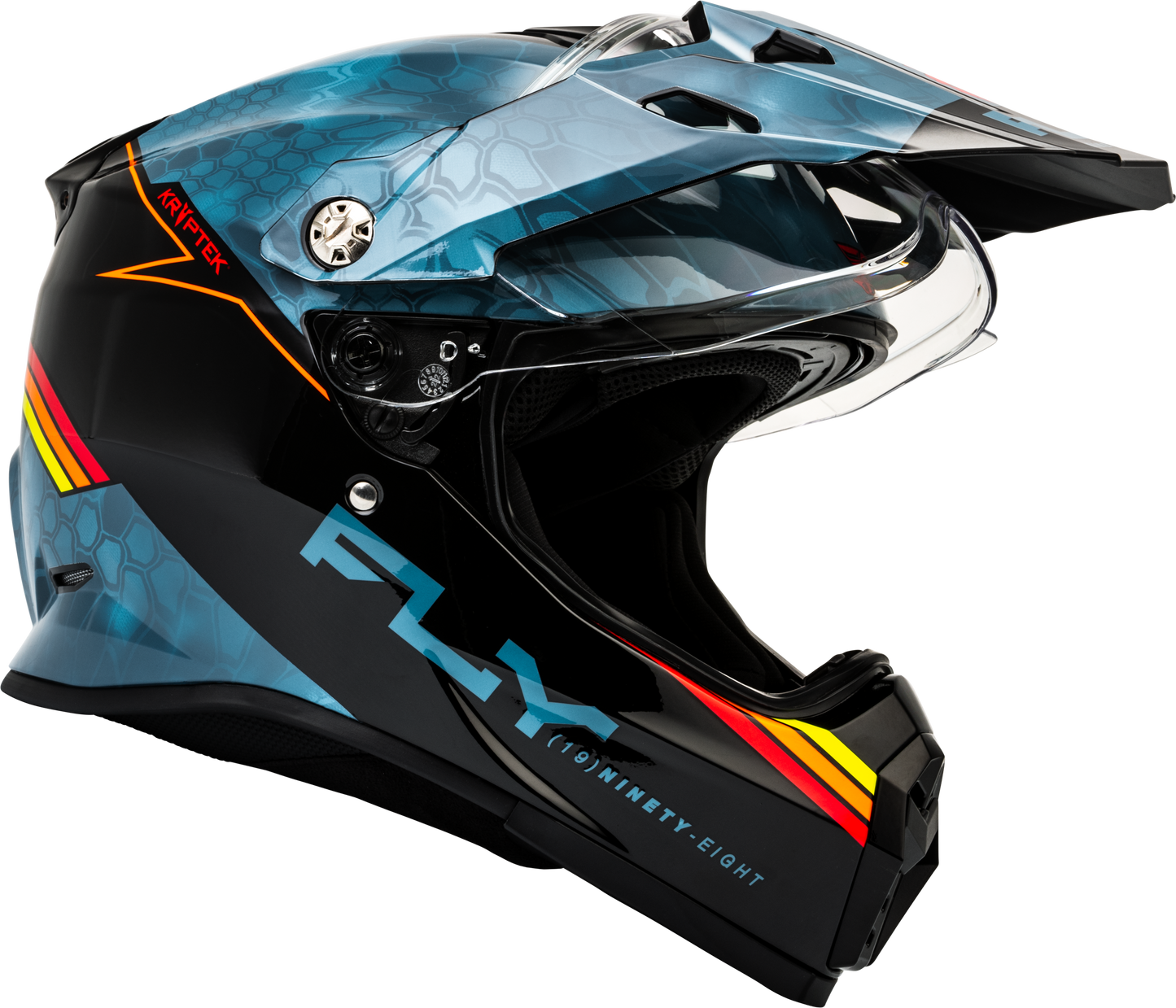 Fly Racing Trekker Kryptek Conceal Full-Face Helmet - 2X-Large Slate/Black/Red Offroad Motorcycle Helmet