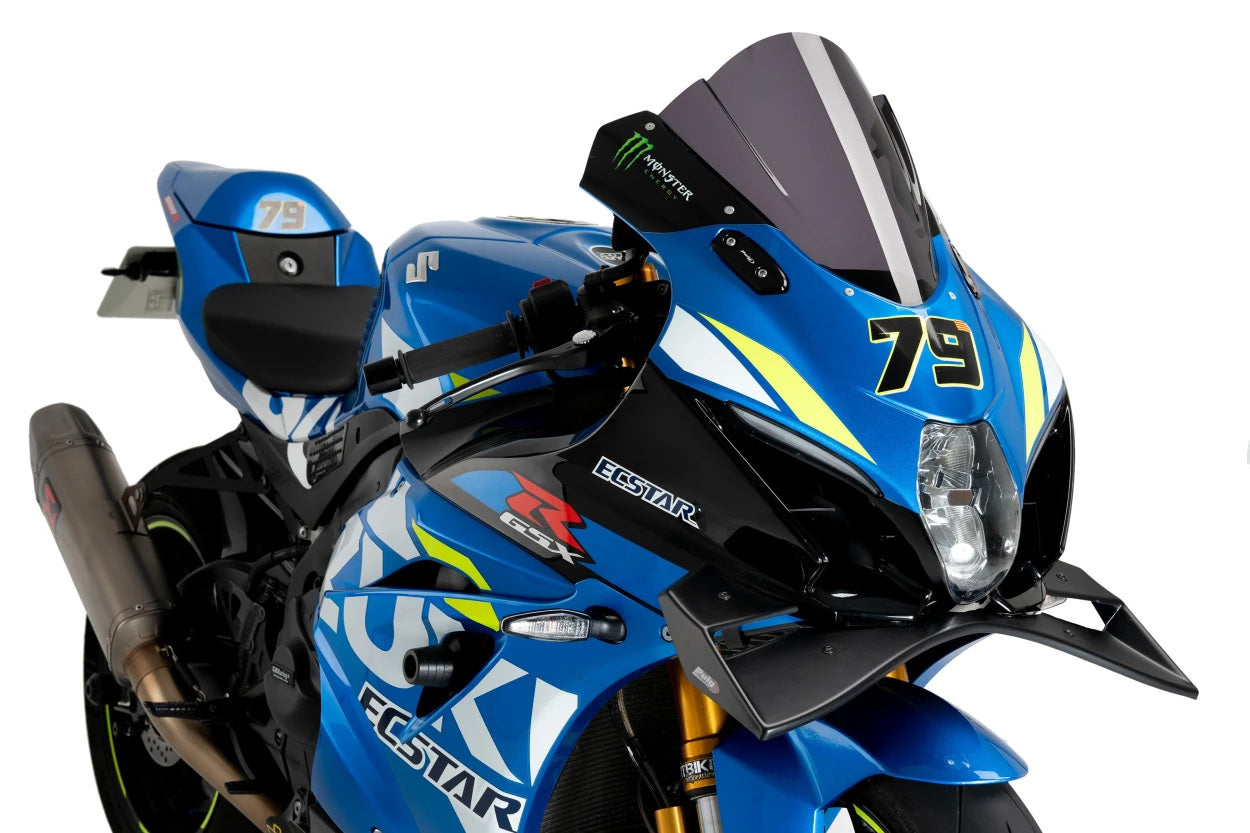 PUIG Front GP Spoiler in Black for Street Motorcycles – Part 22075N