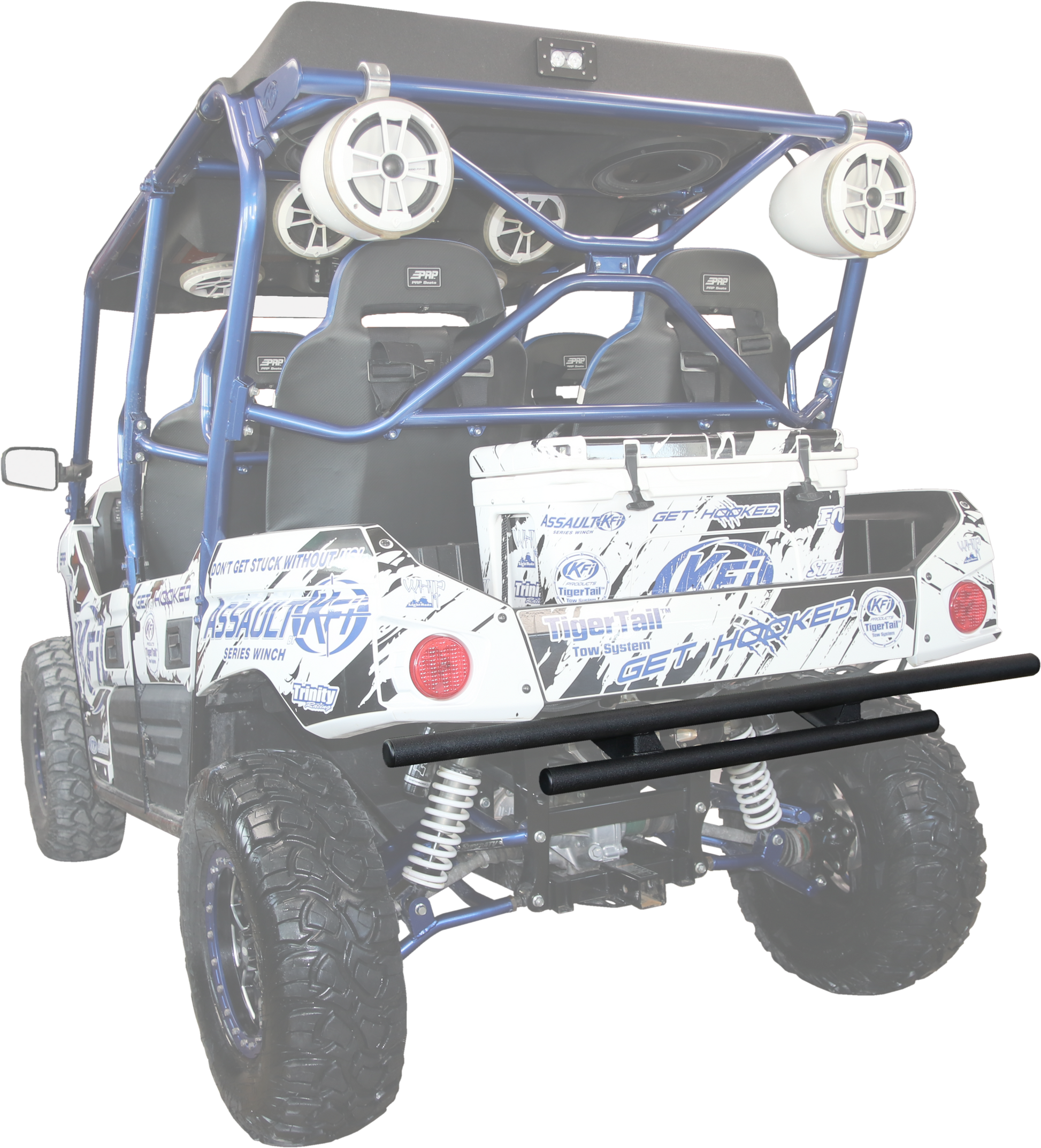 KFI Rear DT Bumper for Kawasaki KRT 800 Teryx4 – Heavy Duty Steel ATV/UTV Rear Bumper