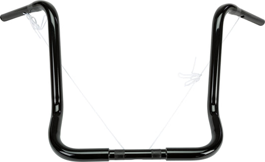 HardDrive 21-560GB 1.25-inch Black Bagger Ape Hanger Handlebars for Harley Davidson Touring Models