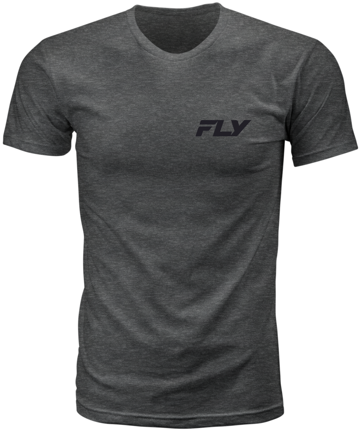 Fly Racing Freeride Tee Grey Medium – Comfortable Short Sleeve Motorcycle Shirt