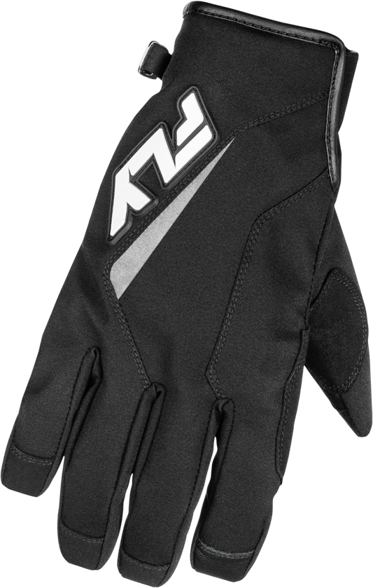 Fly Racing Title Snow Gloves 2X-Large Black and White – Weatherproof, Cold Weather Riding Gear