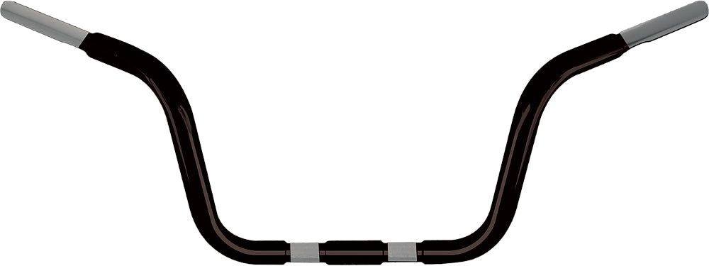 Wild 1 Chubby 9.5-Inch Springr Ape Hanger Handlebars in Satin Black for Harley Davidson
