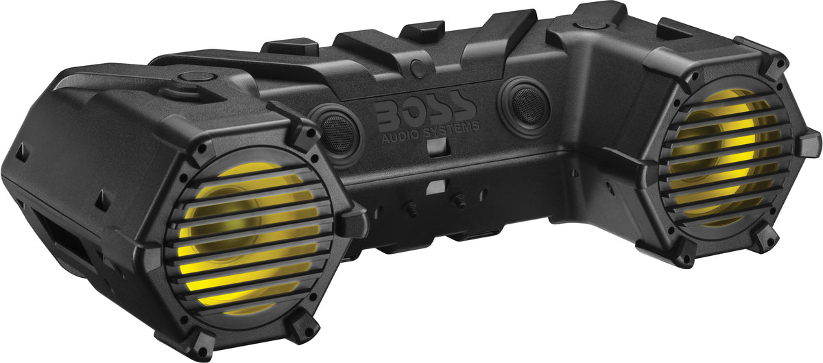 BOSS AUDIO ATV95LRGB 8-Inch Marine-Grade ATV Tube with Lighting Lightbar and RGB Lit Speakers