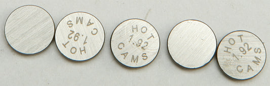 Hot Cams Valve Shims 8.90x1.92mm 5-Piece Pack for Street Engine Applications