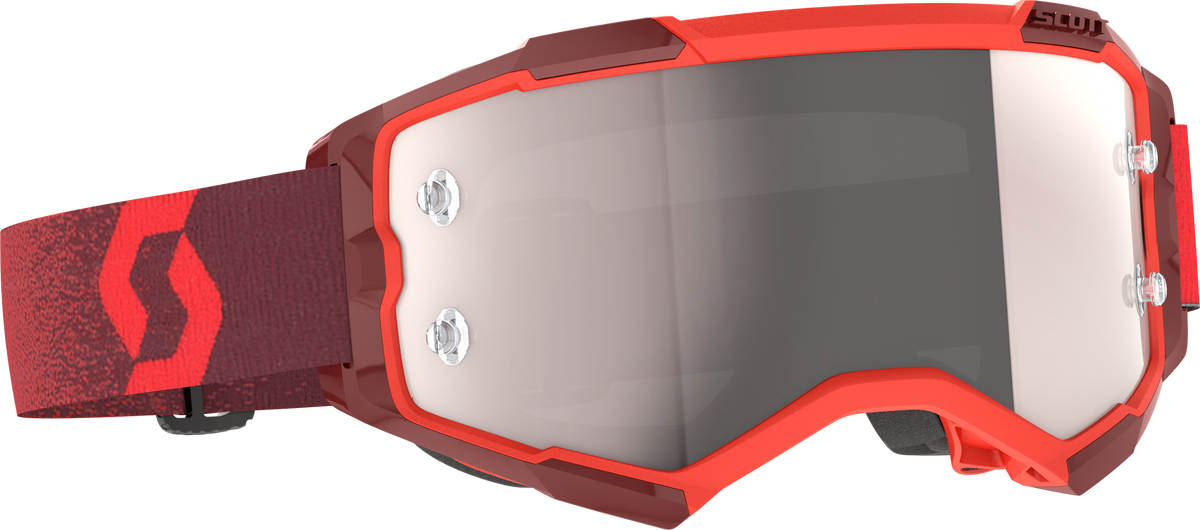 SCOTT Fury Goggle Offroad Eyewear with Silver Chrome Lens and NoFog™ Treatment