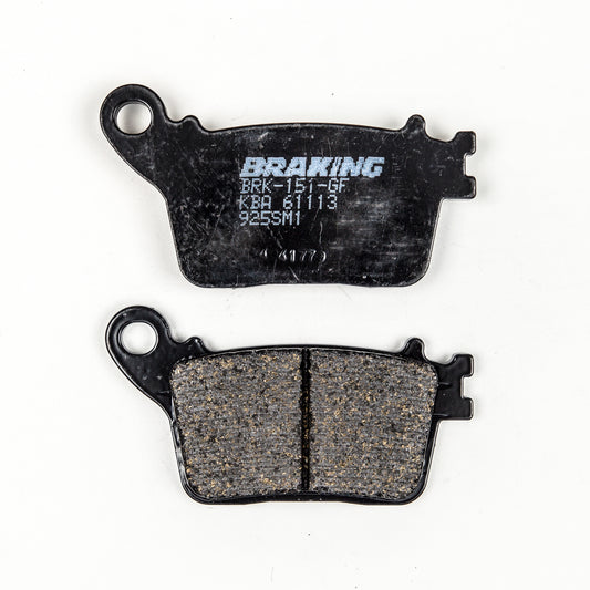 BRAKING Part Number 925SM1 Semi Metallic Brake Pad Set for Honda CBR1000RR and Yamaha YZF-R1M