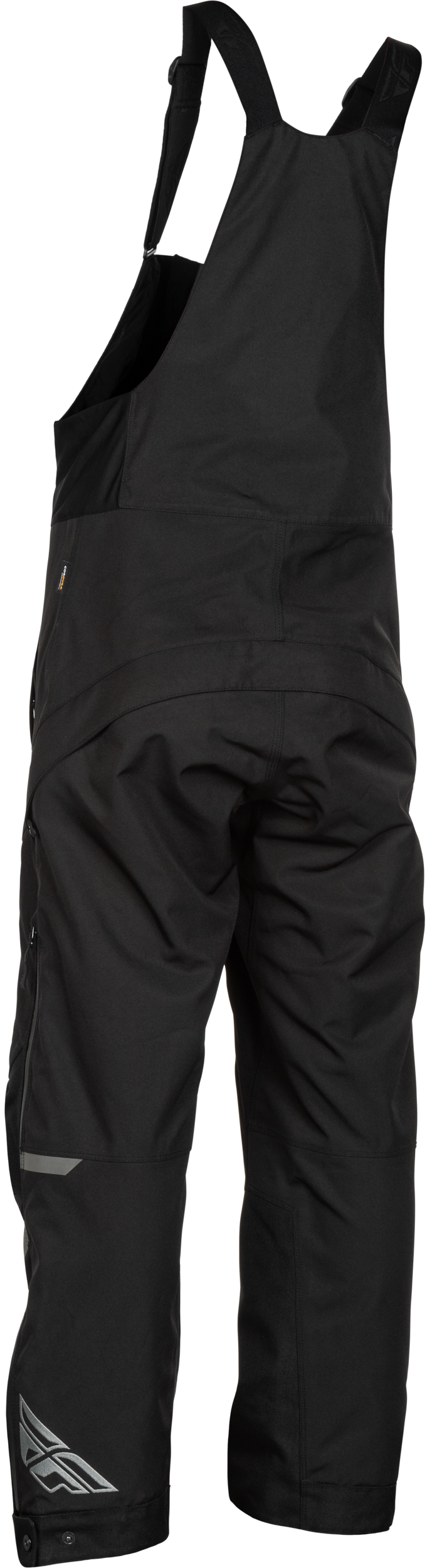 Fly Racing Women's Carbon Bibs Black/Grey - Size Small Snowwear Pants with Weatherproof Technology