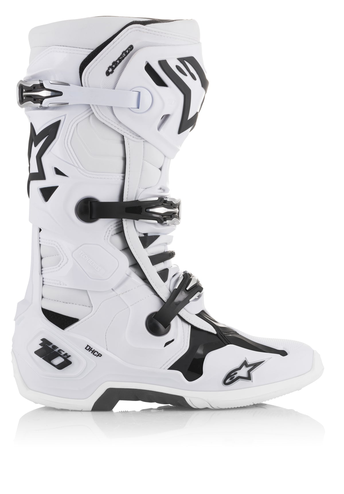 Alpinestars Tech 10 Offroad Motorcycle Boots White US Size 12