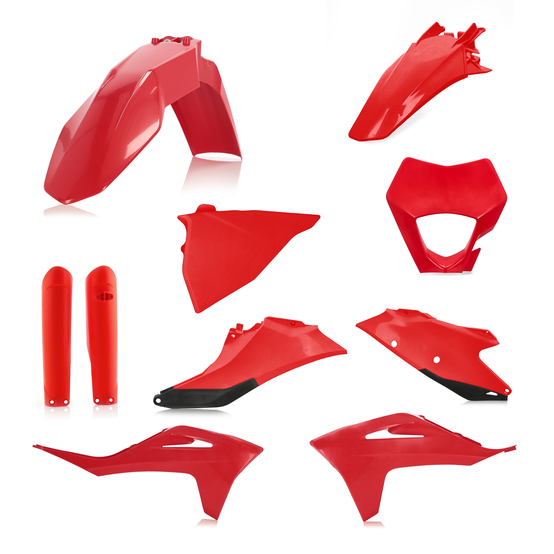 ACERBIS Full Plastic Kit for Gas Gas 2021-2023 Offroad Models in Red