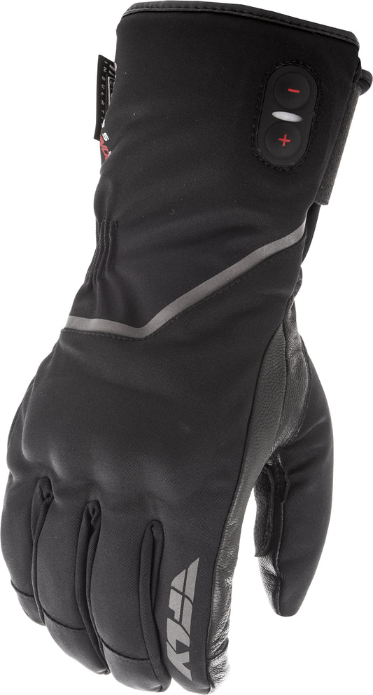 Fly Racing Ignitor Pro Heated Gloves Black Large - Electric Street Gloves with 3-Heat Settings