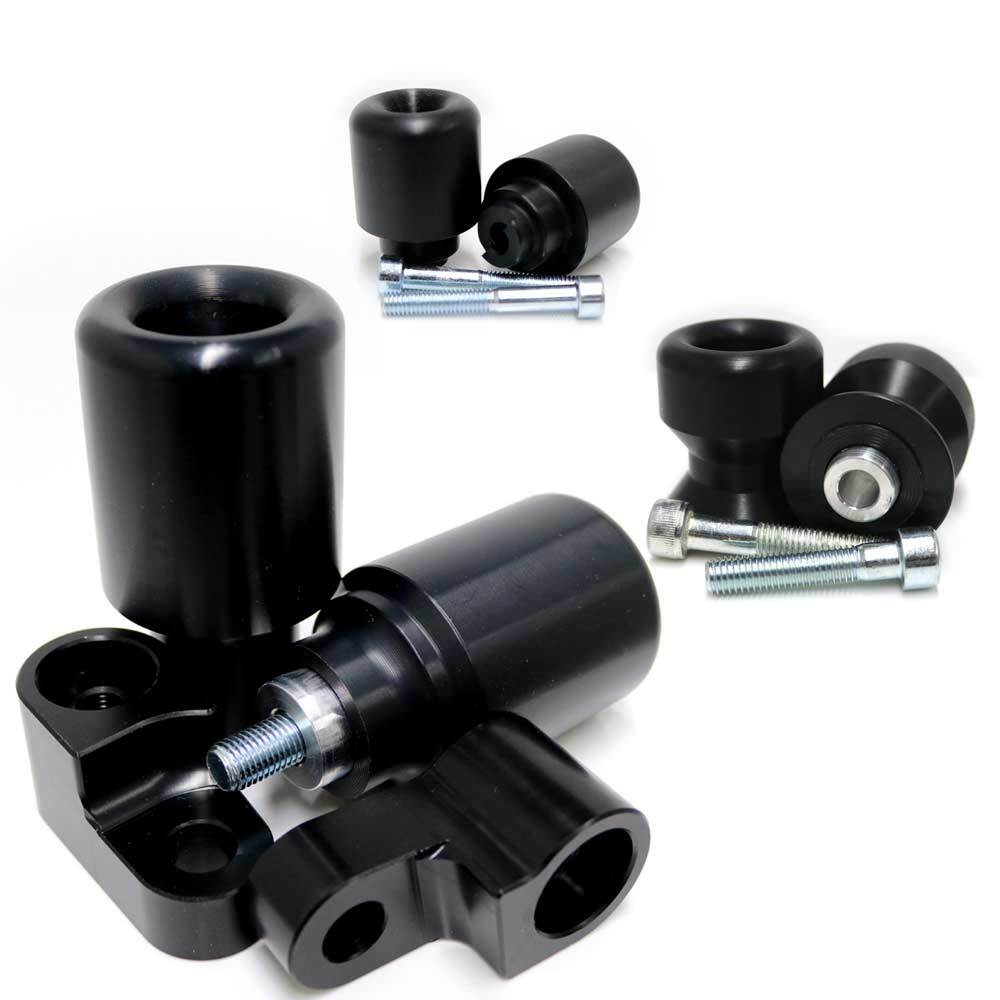 Shogun Motorsports Complete Slider Kit for Honda CBR600RR (Black) – Model 71-1283