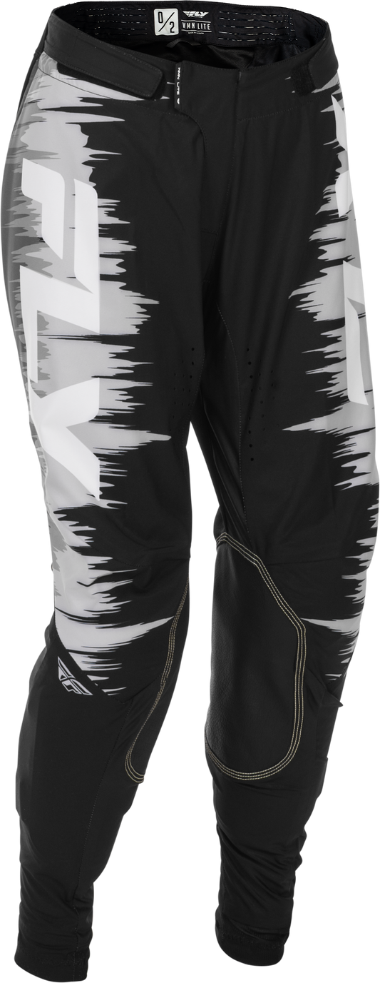 Fly Racing Women's Lite Offroad Pants – Black/Grey/White, Size US 09/10