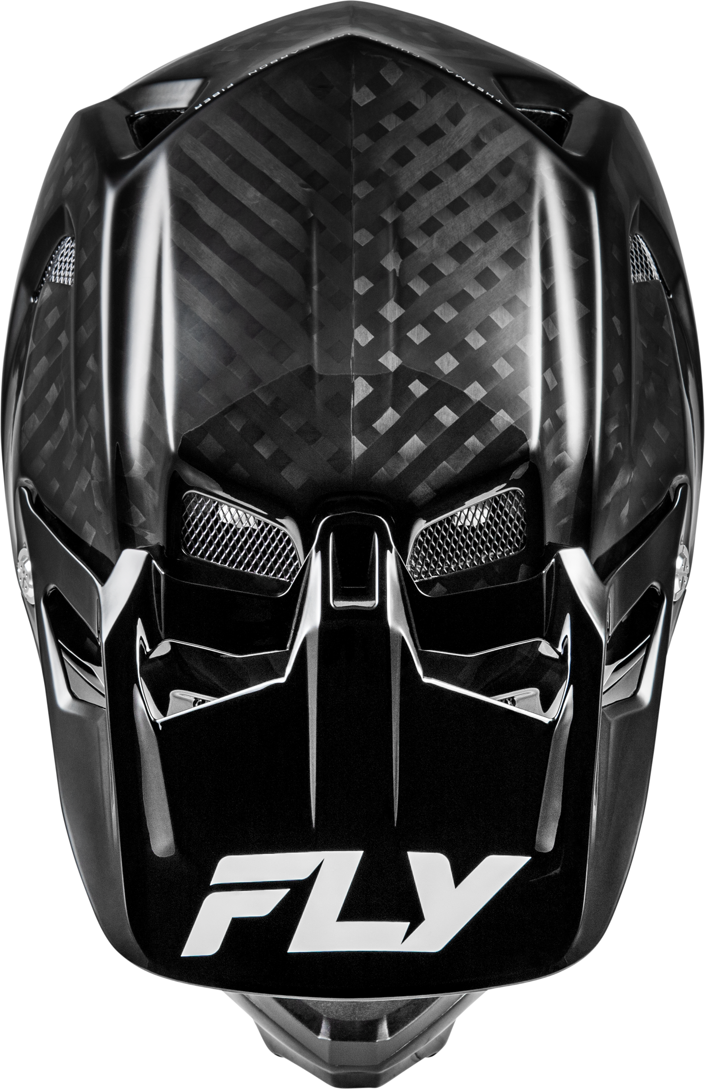 Fly Racing Werx R Carbon Full-Face Helmet - Large Black Carbon for Bicycle Riders