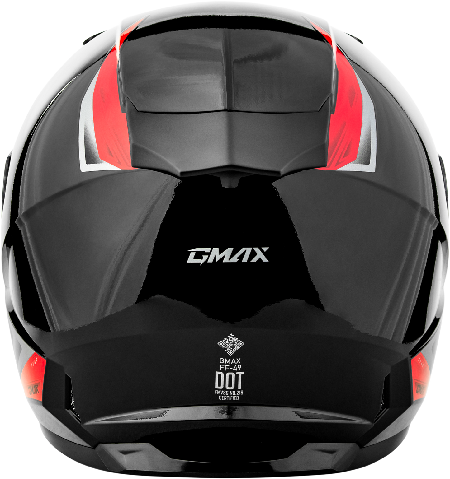 GMAX FF-49 Syth Full-Face Helmet for Adults - Small, Black/Red