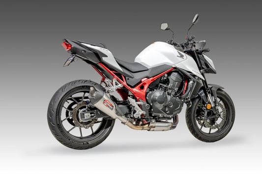 Yoshimura AT2 Slip-On Muffler for Street Motorcycles with Matte Carbon Fiber End Cap
