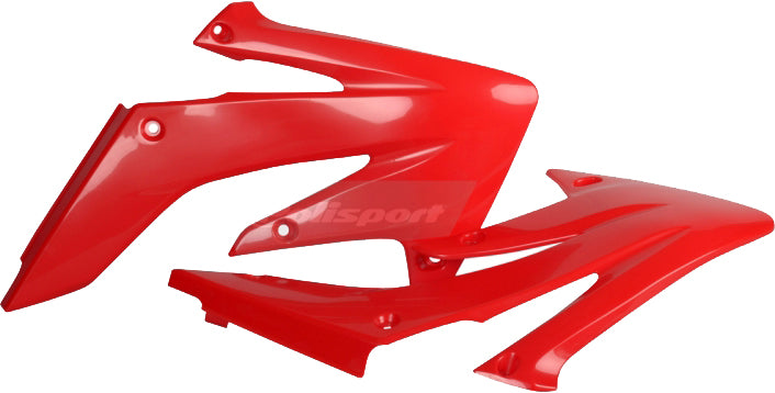POLISPORT Radiator Shroud for Honda CRF250R (2004-2009) – Red Replacement Body Part