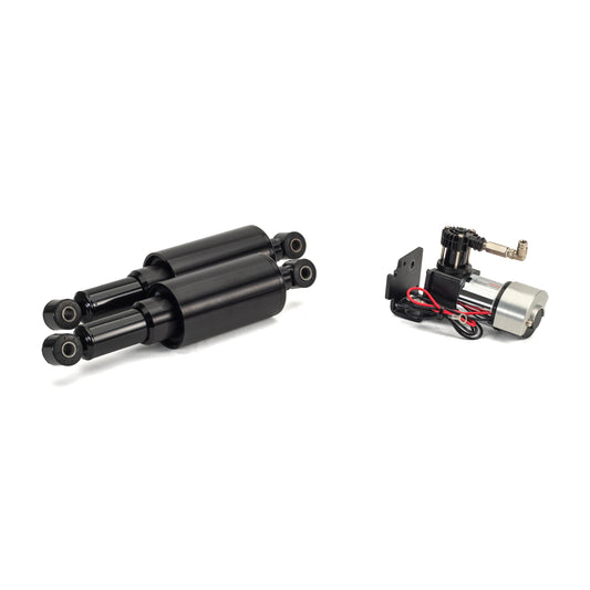 Arnott Air Shocks SmoothRide Series Black for Harley Davidson Dyna 1991-2007 – Adjustable Suspension Kit with Remote Control and Air Spring Technology