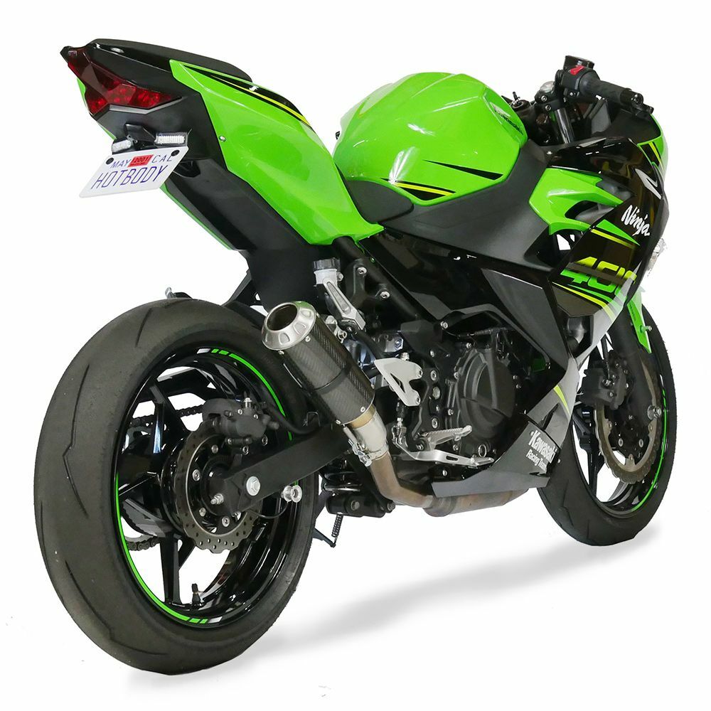Hotbodies Fender Eliminator Kit for Kawasaki Ninja 400 – Gloss Black (Part #51801-1000)