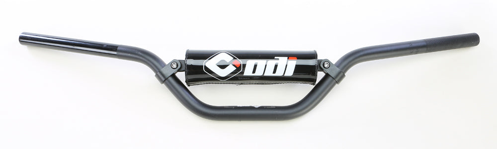 ODI 7/8 Inch Handlebar Black - Durable Aluminum Offroad Handlebars with Support Cross Brace and Bar Pad