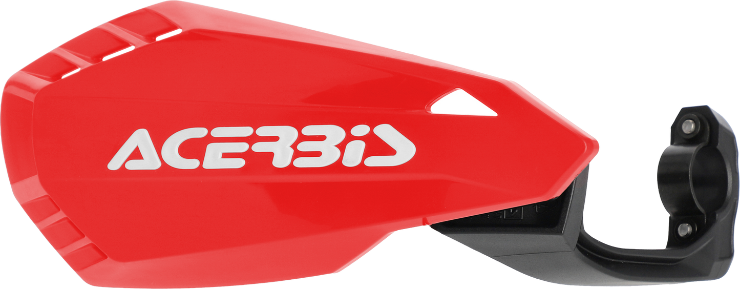 ACERBIS Firstmoto MX Mini Shield Handguard – Red Offroad Motorcycle Handguards with Adjustable Fit