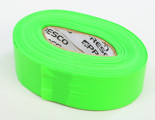 HELIX 940-3164 Trail Marking Tape - 3/4 inch x 100 feet Fluorescent Green