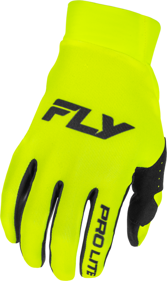 Fly Racing Pro Lite Gloves Hi-Vis/Black X-Small - Offroad MX Gloves for Adults and Youth