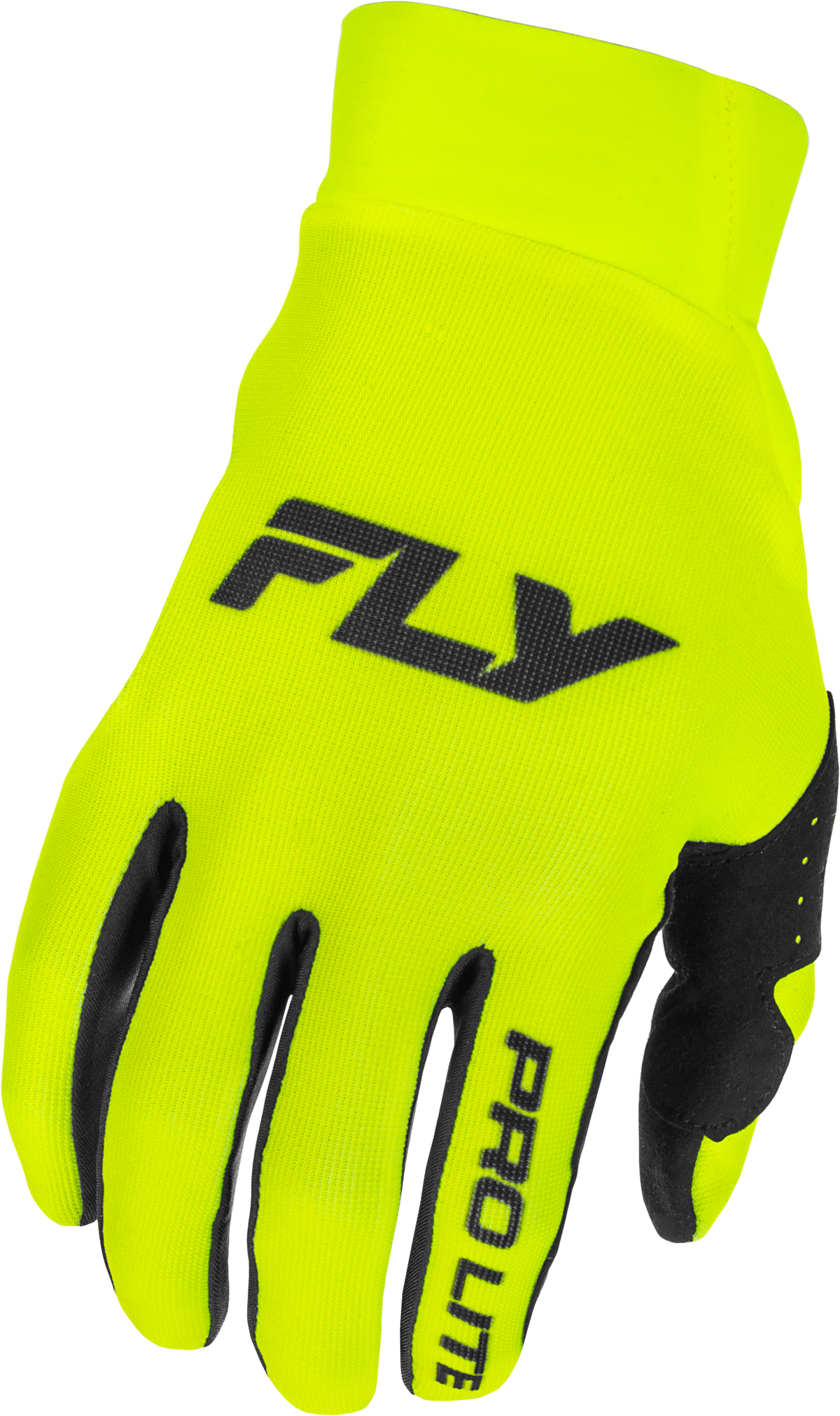 Fly Racing Pro Lite Gloves Hi-Vis/Black Small – Offroad MX Gloves for Adults and Youth