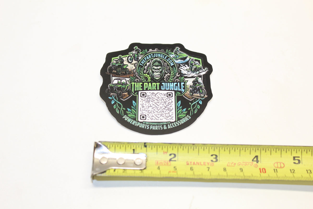THE PART JUNGLE STICKER - Black