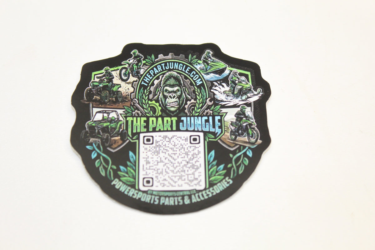 THE PART JUNGLE STICKER - Black