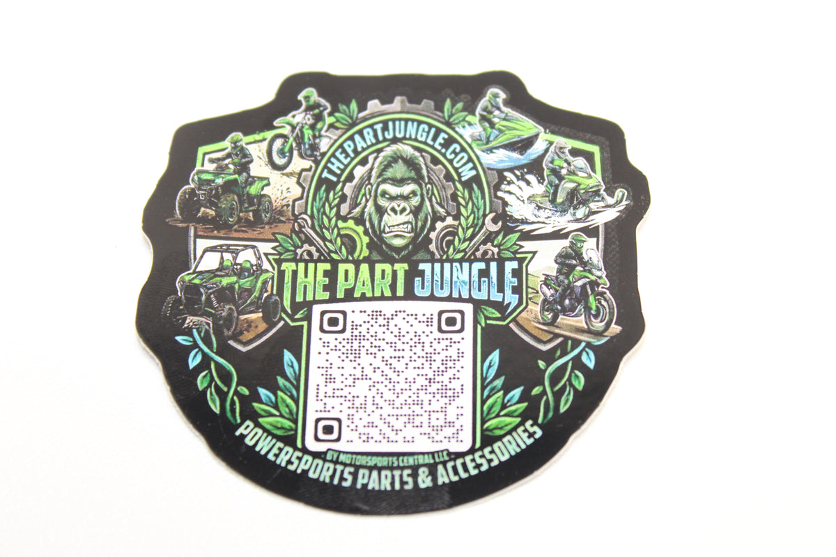 THE PART JUNGLE STICKER - Black