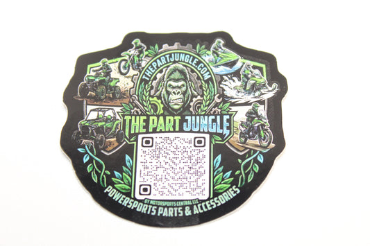 THE PART JUNGLE STICKER - Black