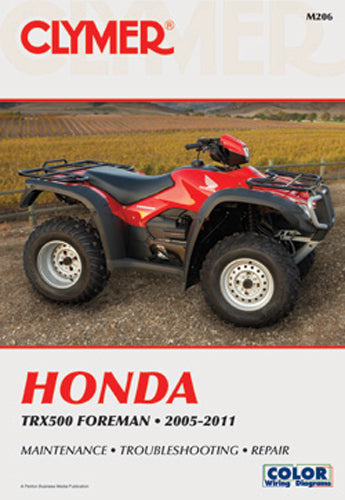 CLYMER Repair Manual for Honda TRX500 Foreman Models – Part CM206