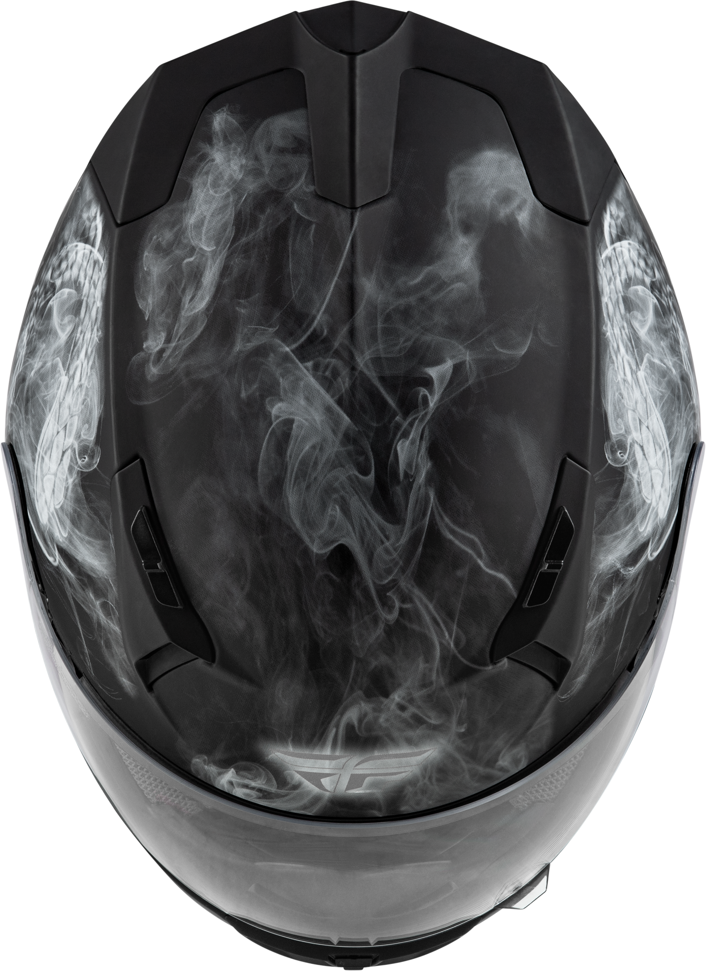 Fly Racing Revolt Coil Matte Black/White 2X-Large Full-Face Helmet
