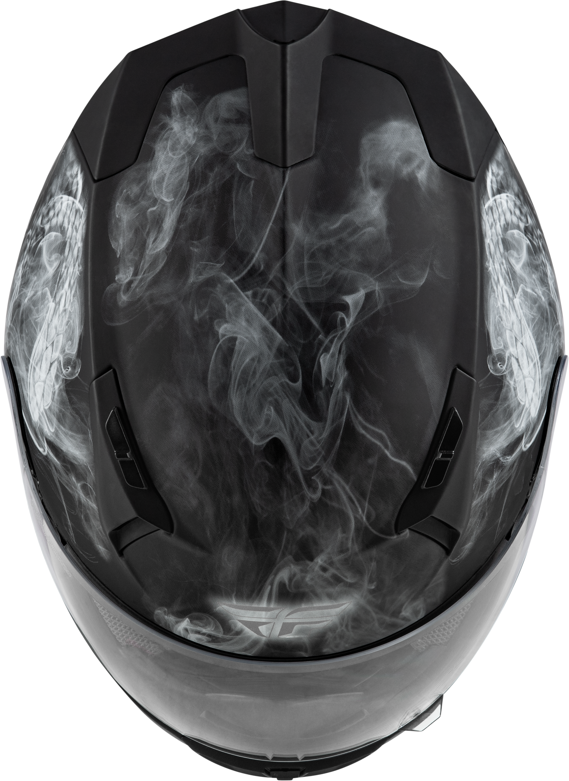 Fly Racing Revolt Coil Matte Black/White 2X-Large Full-Face Helmet