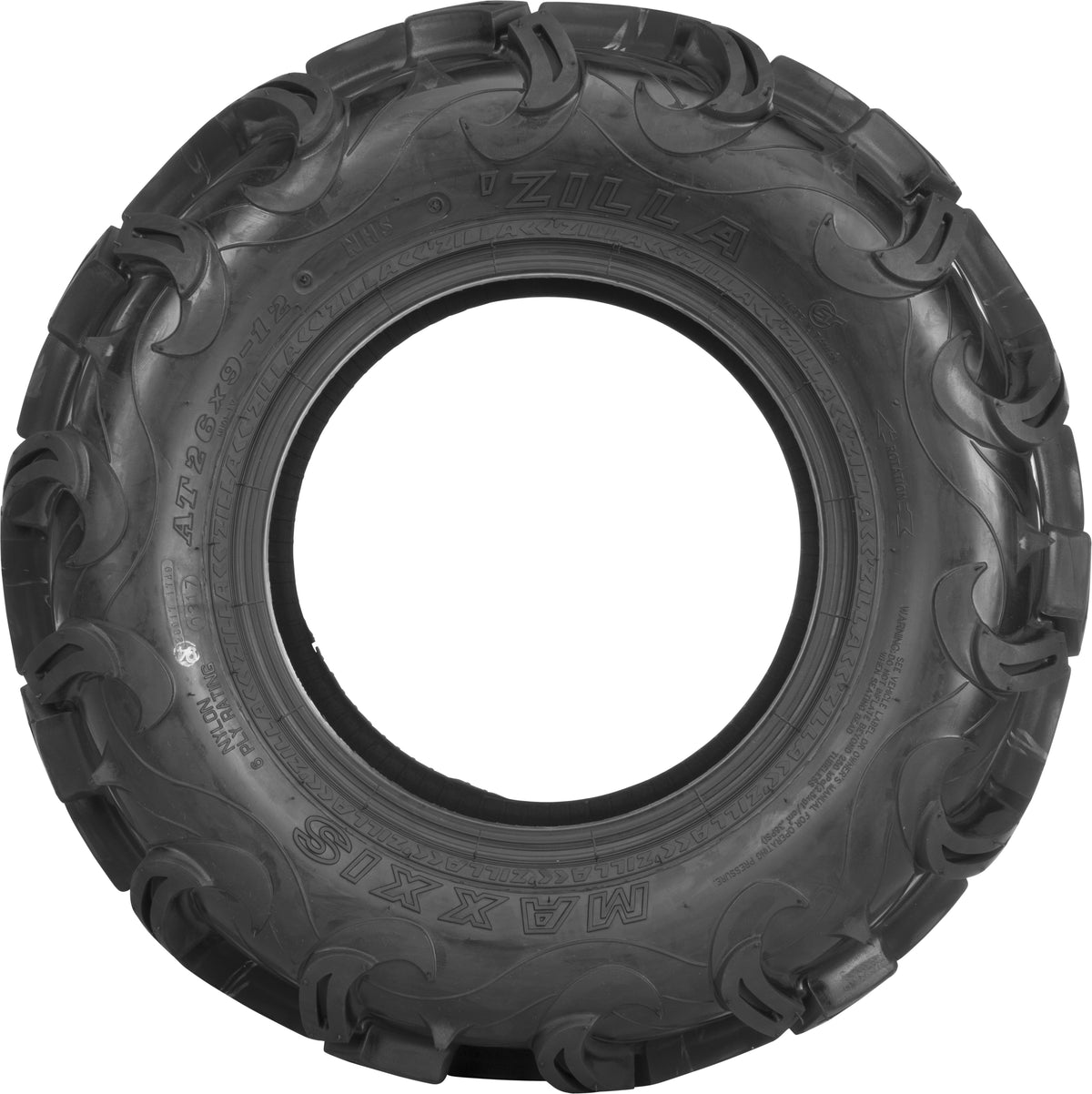Maxxis Zilla 28x9-14 ATV/UTV Front Tire - Bias Construction, 6-Ply, Tubeless