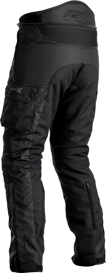 RST Pro Series Adventure-X Textile Pants for Street Riding – Black/Black, US Size 40