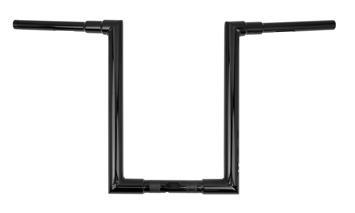 BURLY BRAND Jason 16-inch Black T-Bar Handlebars for Harley Davidson FLTRX and FLTRU Models