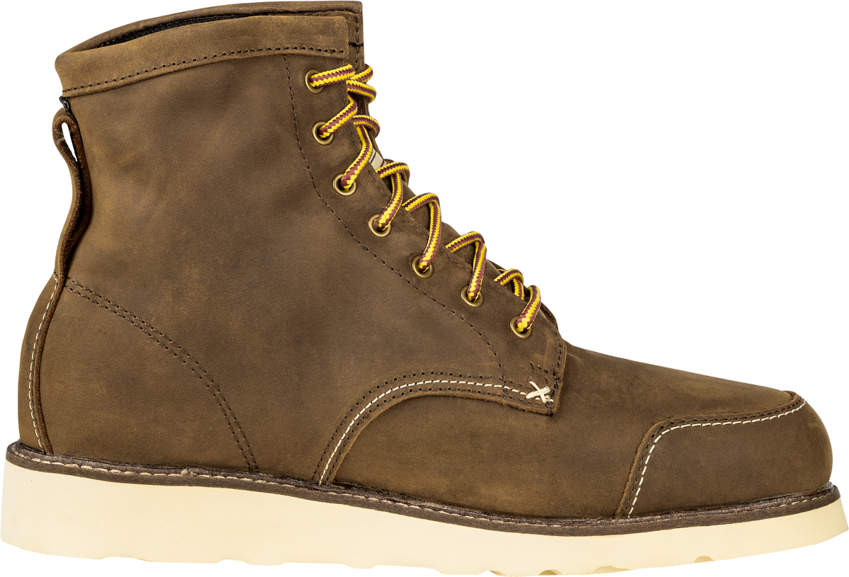 Highway 21 Journeyman Work & Ride Boots Brown US 06 – Durable Waterproof Leather Footwear