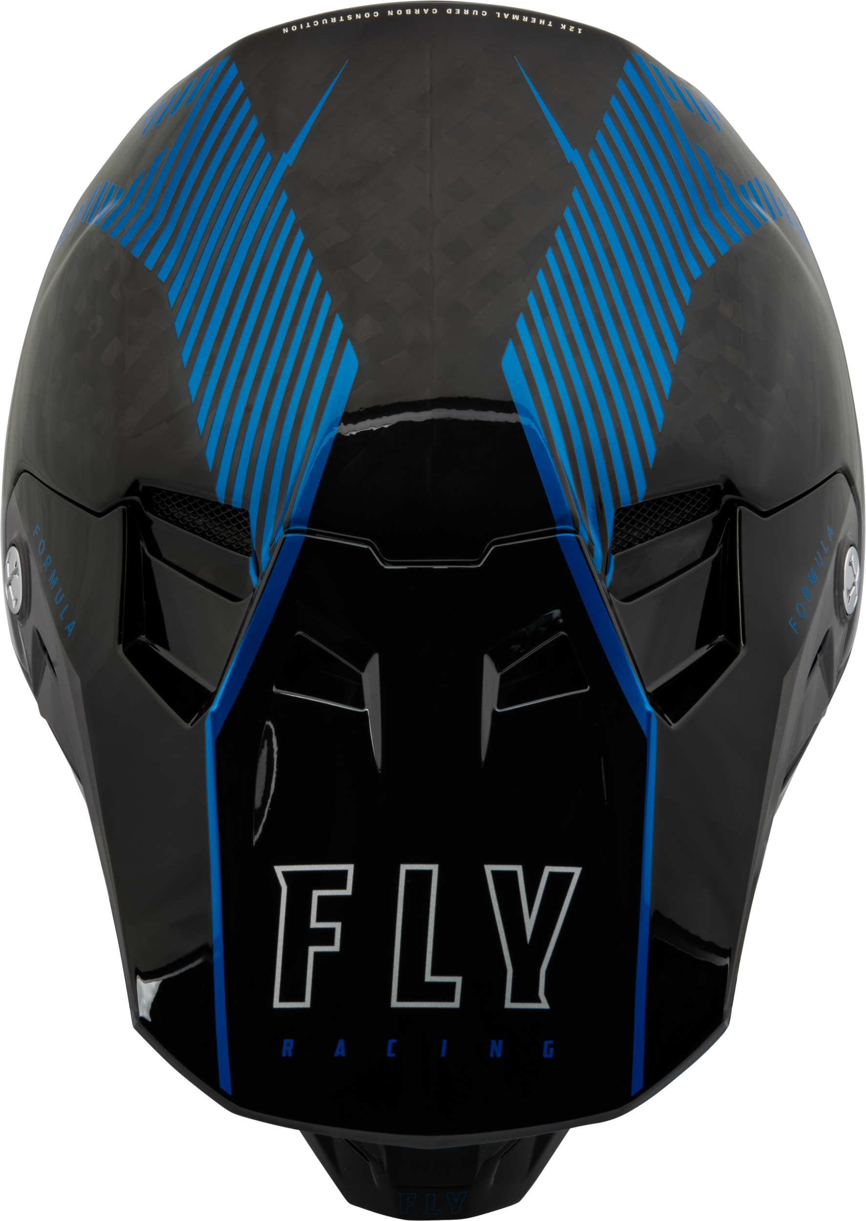 Fly Racing Formula Carbon Tracer Helmet Blue/Black X-Small – Off-Road Motorcycle Helmet with Advanced Impact Protection