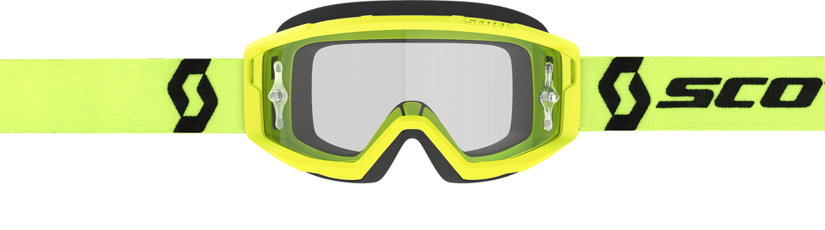 SCOTT Primal Goggle Yellow/Black with Clear Lens for Offroad Riding